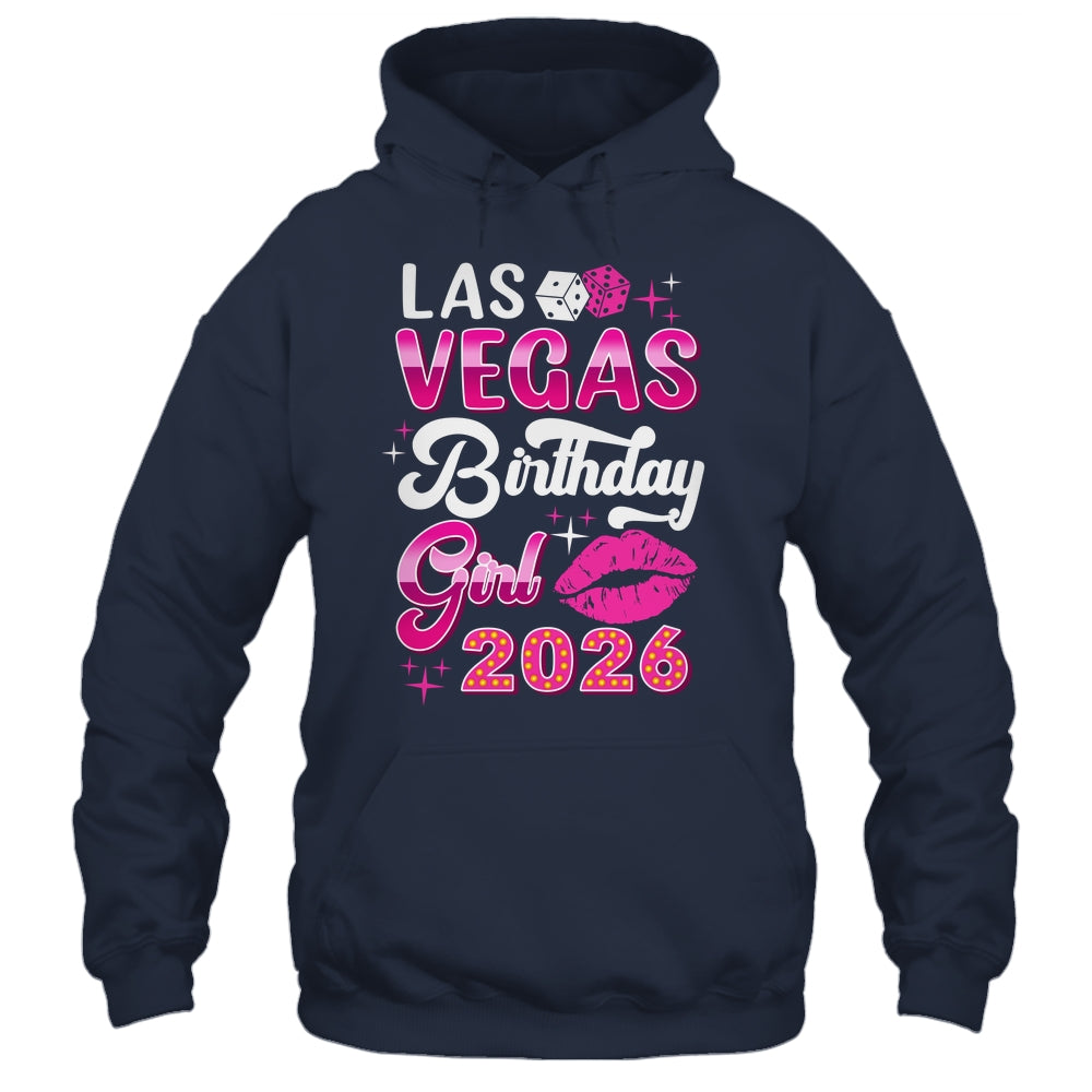 Las Vegas Girls Trip 2026 Cruise Trip Matching Birthday Girl Shirt & Tank Top | siriusteestore
