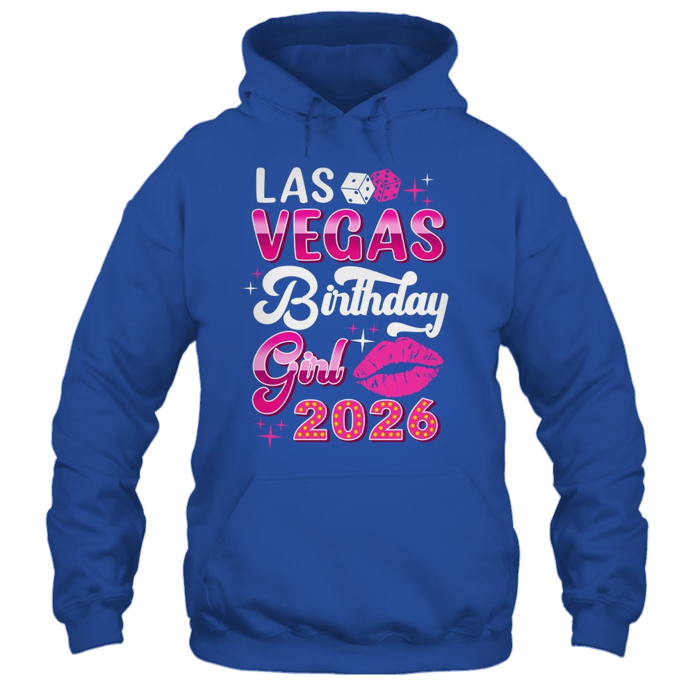Las Vegas Girls Trip 2026 Cruise Trip Matching Birthday Girl Shirt & Tank Top | siriusteestore