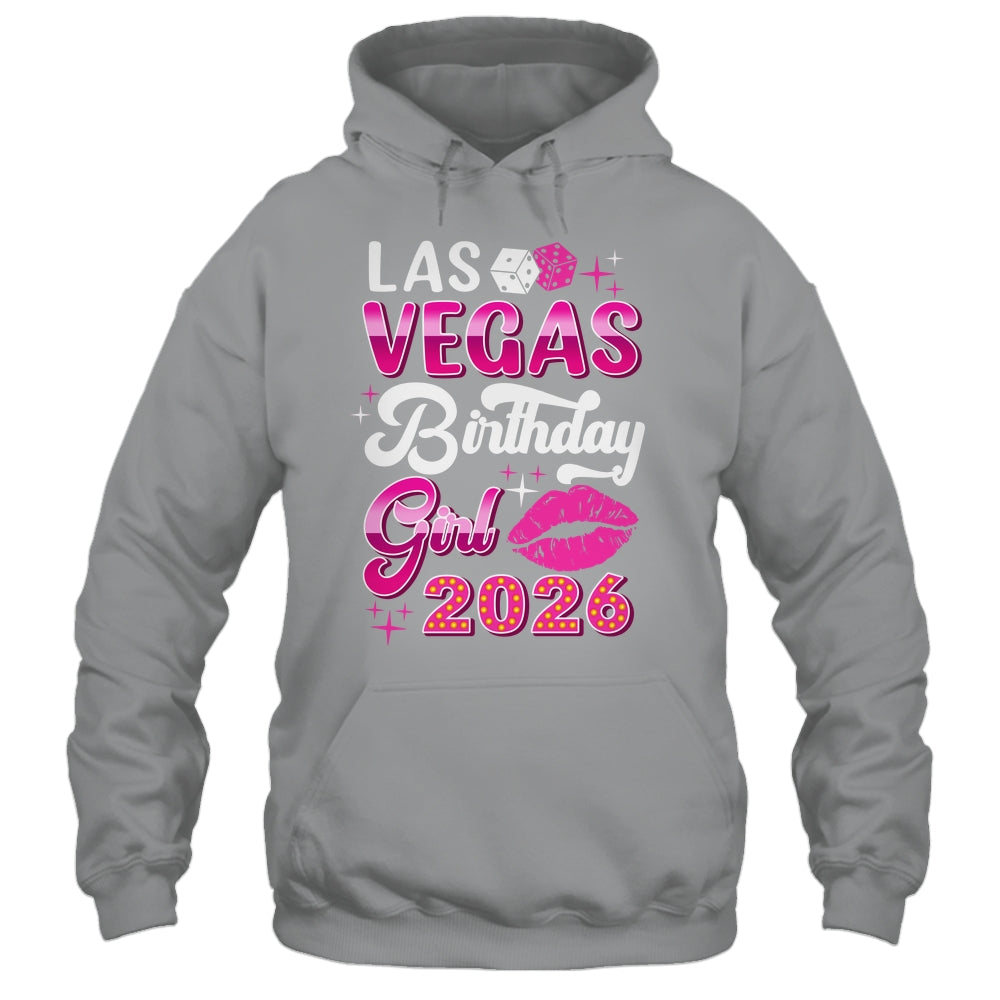 Las Vegas Girls Trip 2026 Cruise Trip Matching Birthday Girl Shirt & Tank Top | siriusteestore
