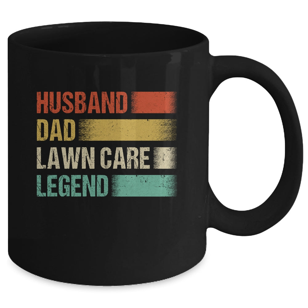 Lawn Mowing Dad Husband Fathers Day Care Mower Gardening Mug | siriusteestore