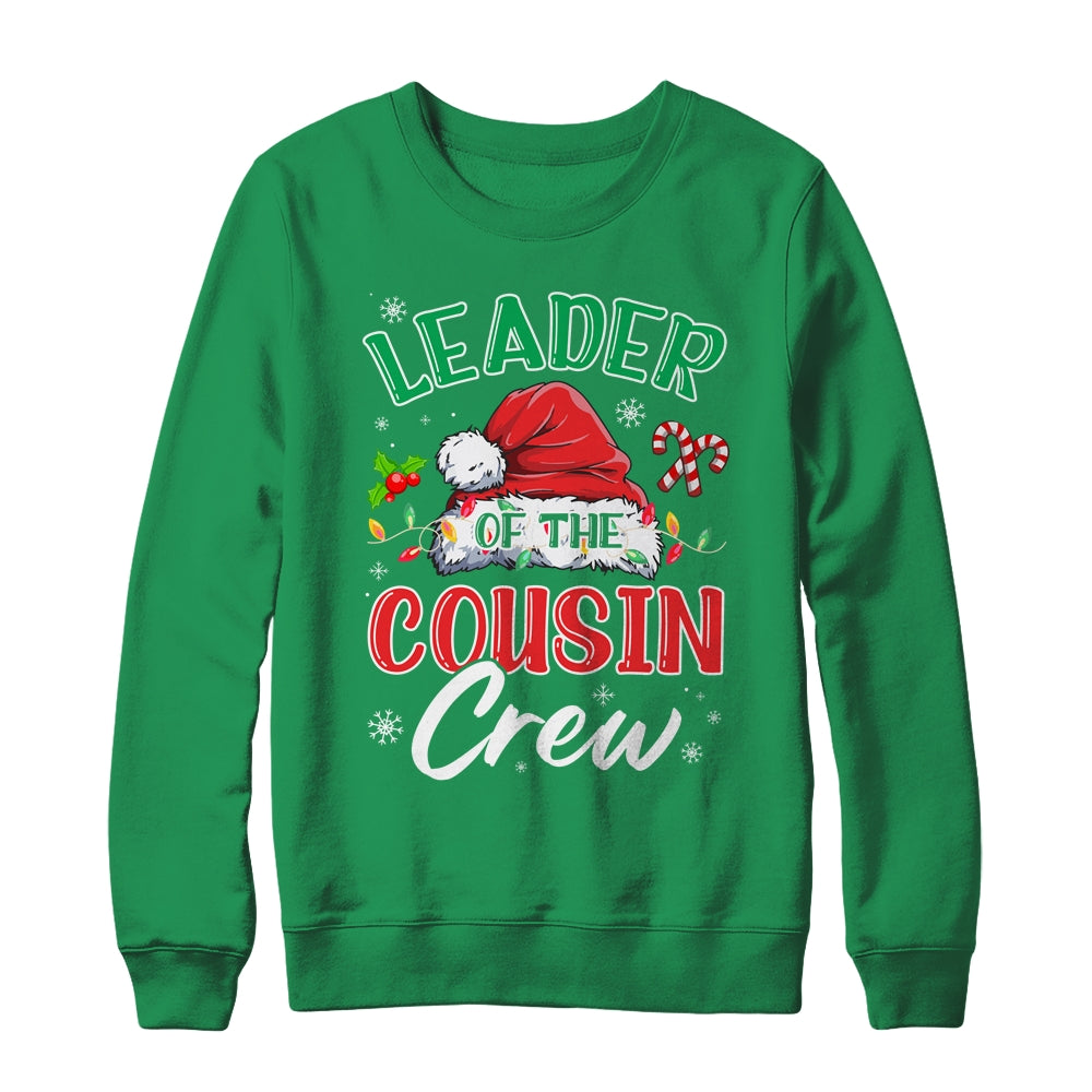 Leader Of The Cousin Crew Christmas Family Matching Xmas Shirt & Sweatshirt | siriusteestore