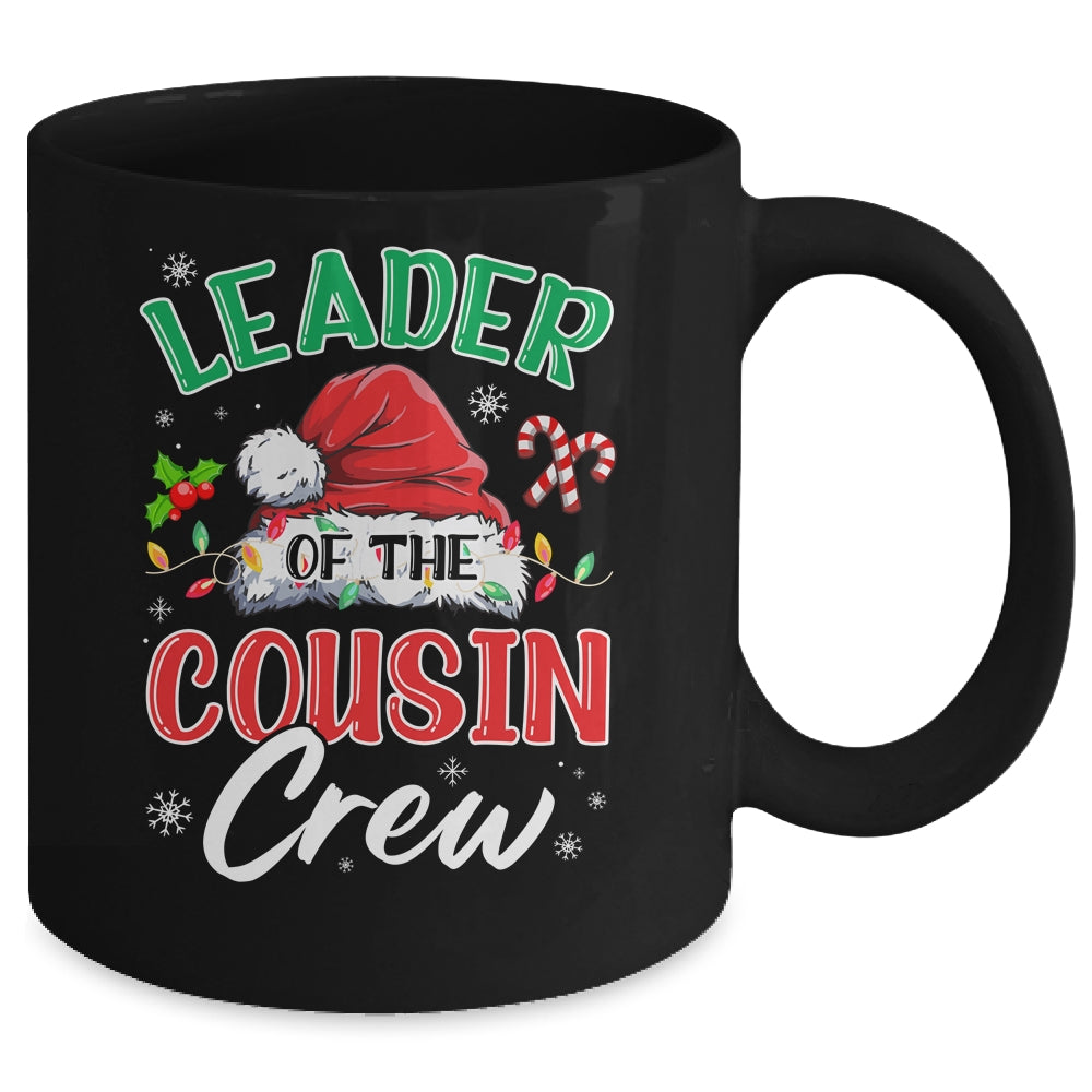 Leader Of The Cousin Crew Christmas Family Matching Xmas Mug | siriusteestore