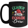 Leader Of The Cousin Crew Christmas Family Matching Xmas Mug | siriusteestore