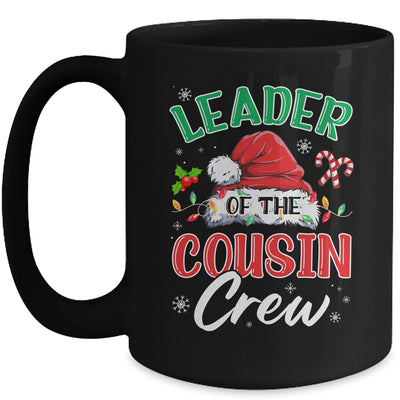 Leader Of The Cousin Crew Christmas Family Matching Xmas Mug | siriusteestore