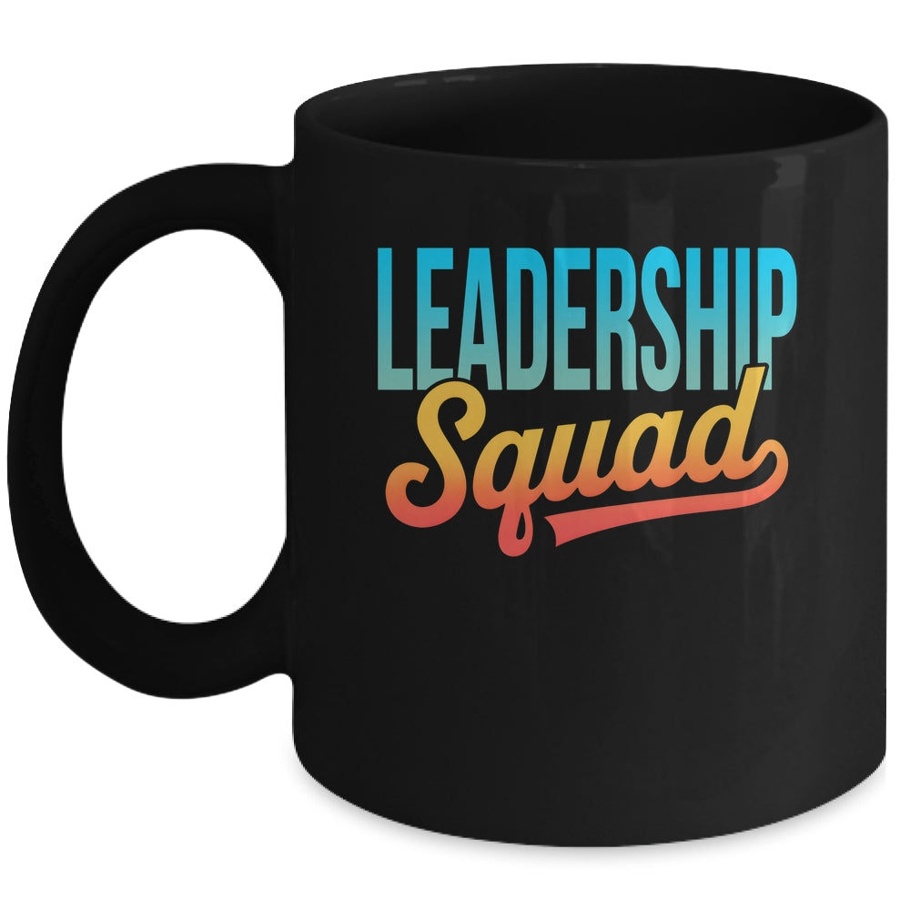 Leadership Squad Team Leader Management Motivation Crew Mug | siriusteestore
