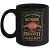 Legends Born In October 1978 45 Years Old 45th Birthday Mug | siriusteestore