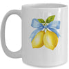 Lemon Graphic For Women Girls Fruit Coquette Bow Summer Mug | siriusteestore