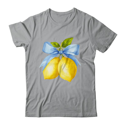 Lemon Graphic For Women Girls Fruit Coquette Bow Summer Shirt & Tank Top | siriusteestore