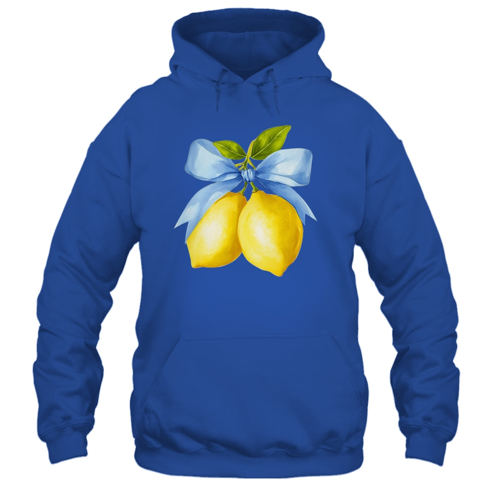 Lemon Graphic For Women Girls Fruit Coquette Bow Summer Shirt & Tank Top | siriusteestore