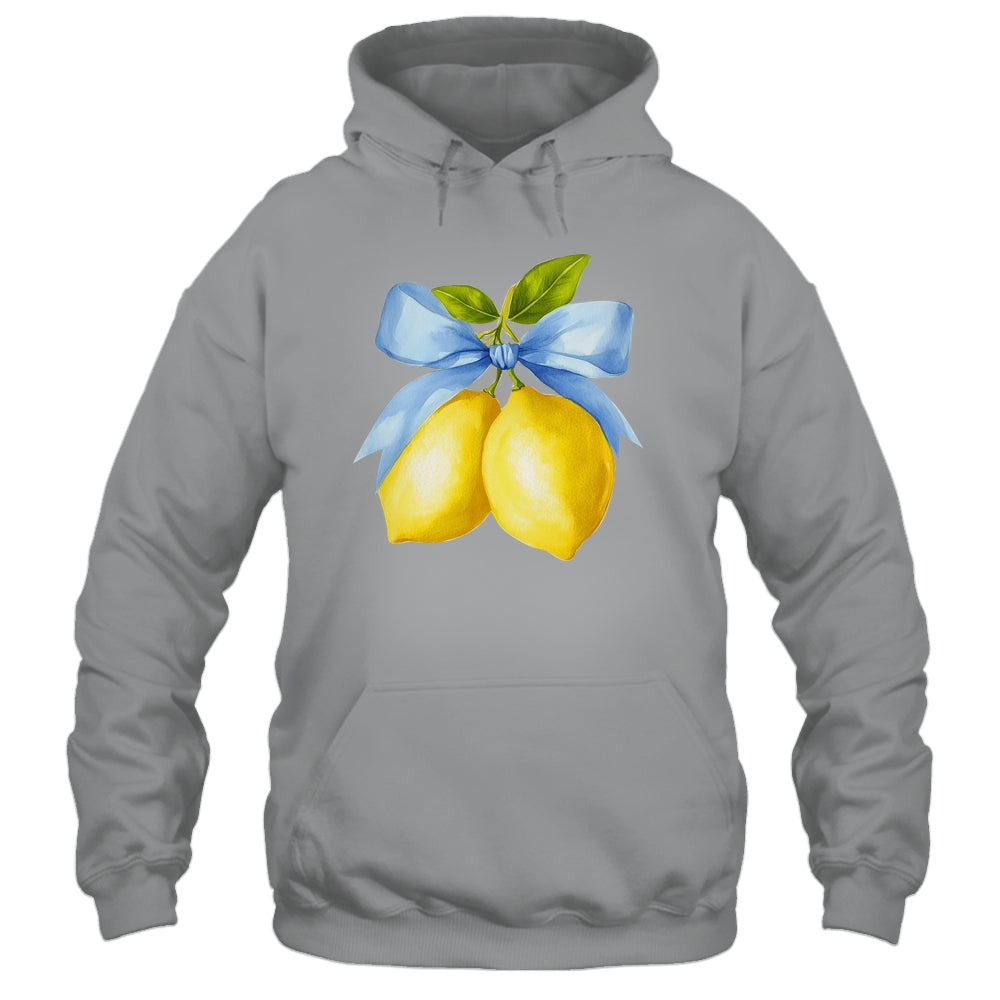 Lemon Graphic For Women Girls Fruit Coquette Bow Summer Shirt & Tank Top | siriusteestore