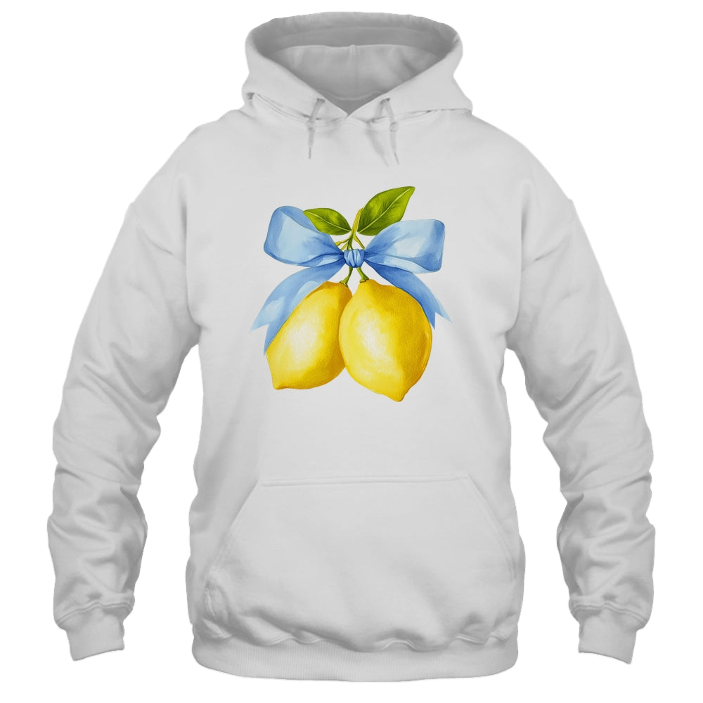 Lemon Graphic For Women Girls Fruit Coquette Bow Summer Shirt & Tank Top | siriusteestore