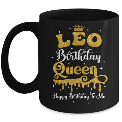 Leo Birthday Queen Happy Birthday To Me Women Mug | siriusteestore
