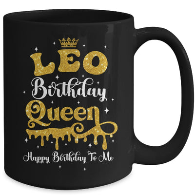 Leo Birthday Queen Happy Birthday To Me Women Mug | siriusteestore