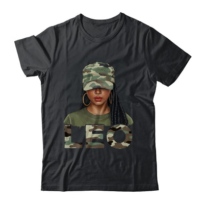 Leo Queen Camouflage Black Woman Cap Camo Zodiac Sign Women Shirt & Tank Top | siriusteestore