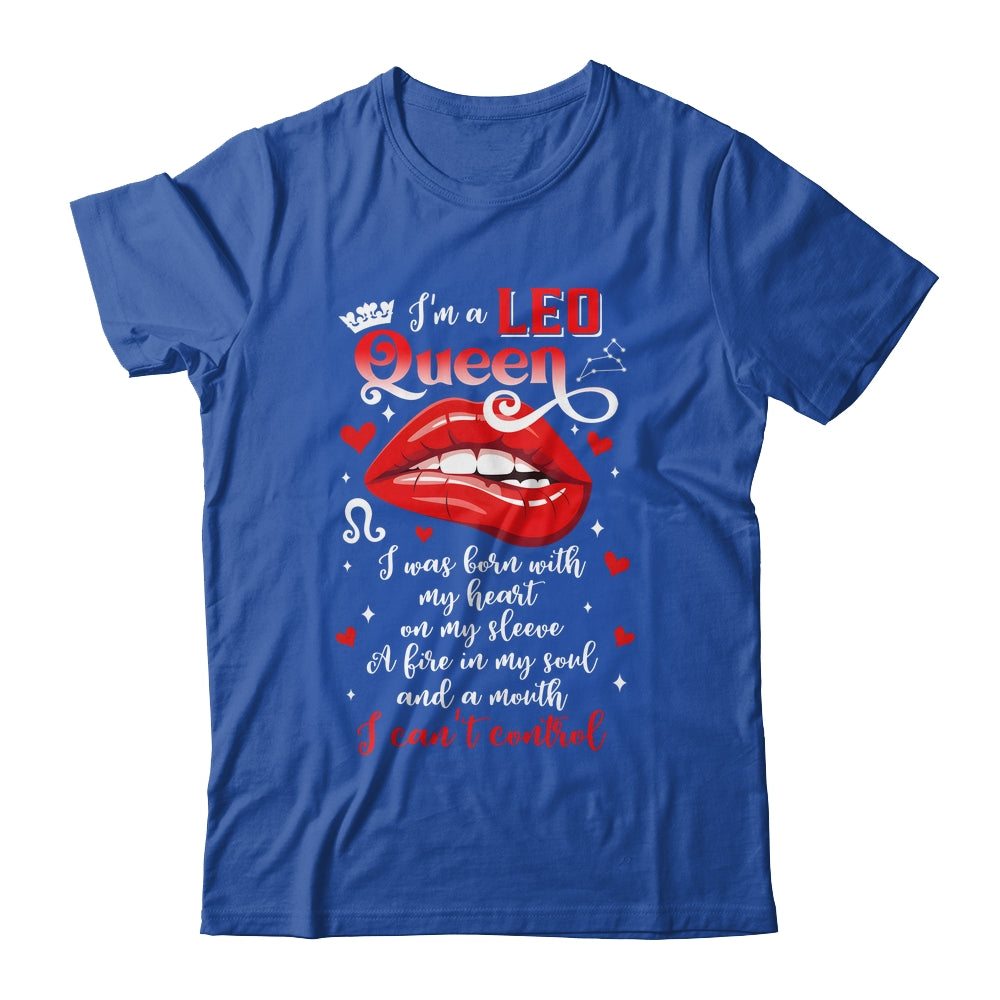 Leo Queen I'm Stronger July August Birthday Leo Zodiac Women Shirt & Tank Top | siriusteestore