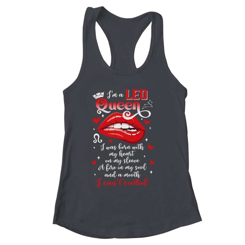 Leo Queen I'm Stronger July August Birthday Leo Zodiac Women Shirt & Tank Top | siriusteestore