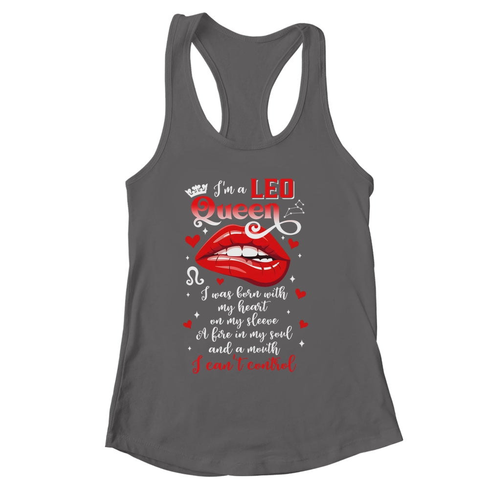 Leo Queen I'm Stronger July August Birthday Leo Zodiac Women Shirt & Tank Top | siriusteestore