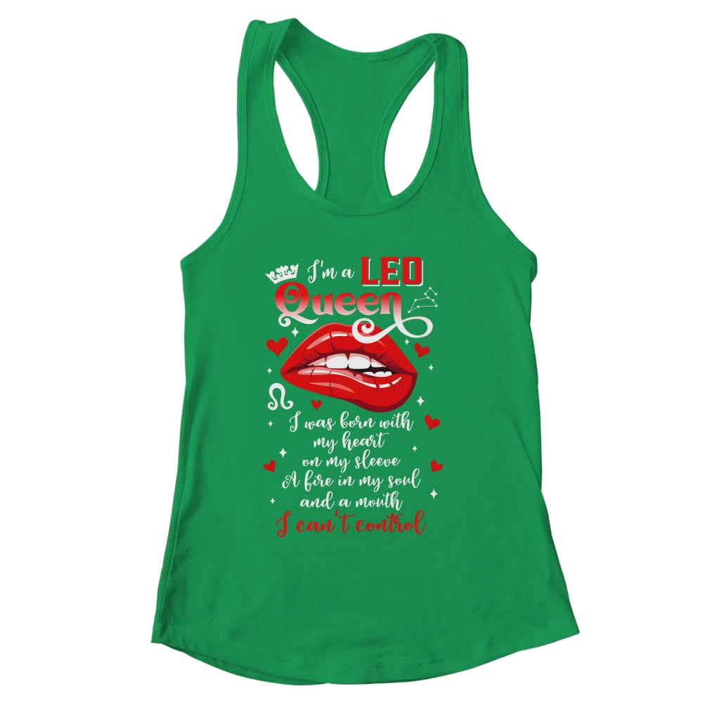 Leo Queen I'm Stronger July August Birthday Leo Zodiac Women Shirt & Tank Top | siriusteestore
