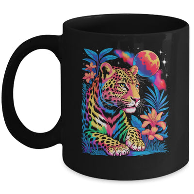 Leopard Colorful Wildlife Art Vibrant Graphic Print Artwork Mug | siriusteestore