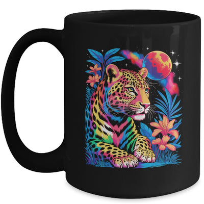 Leopard Colorful Wildlife Art Vibrant Graphic Print Artwork Mug | siriusteestore