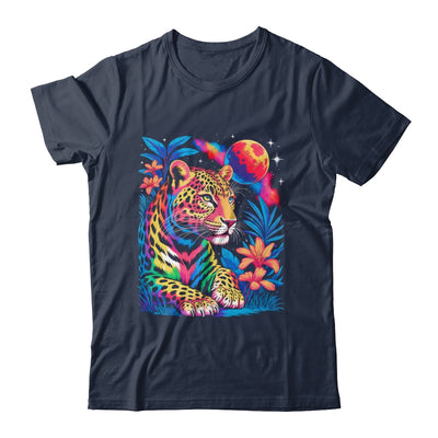Leopard Colorful Wildlife Art Vibrant Graphic Print Artwork Shirt & Hoodie | siriusteestore