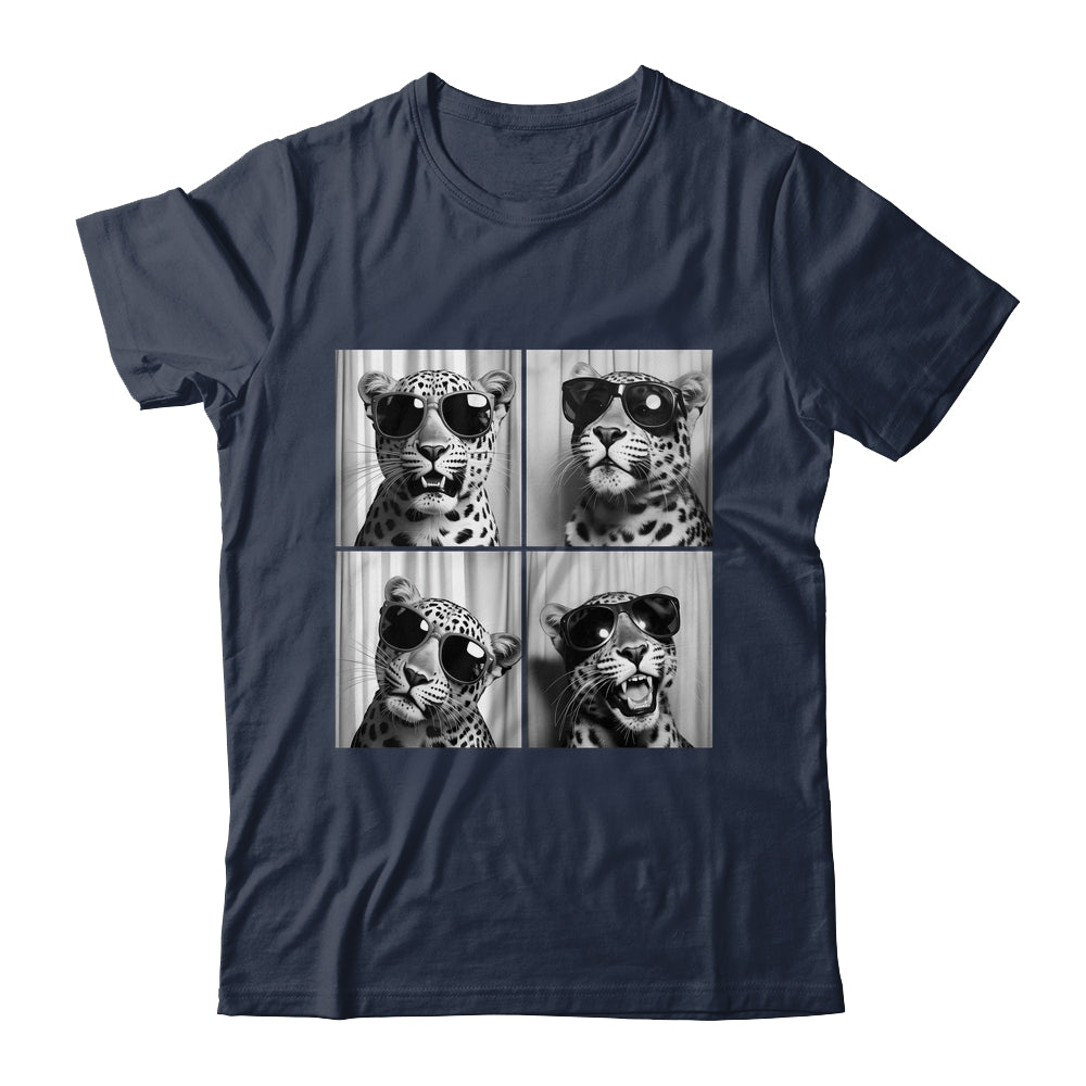 Leopard Face With Sunglasses Funny Animal Photo Booth Shirt & Hoodie | siriusteestore