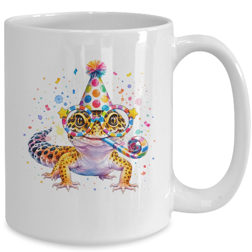 Leopard Gecko Birthday Party Lizard Cute Reptile Lover Mug | siriusteestore