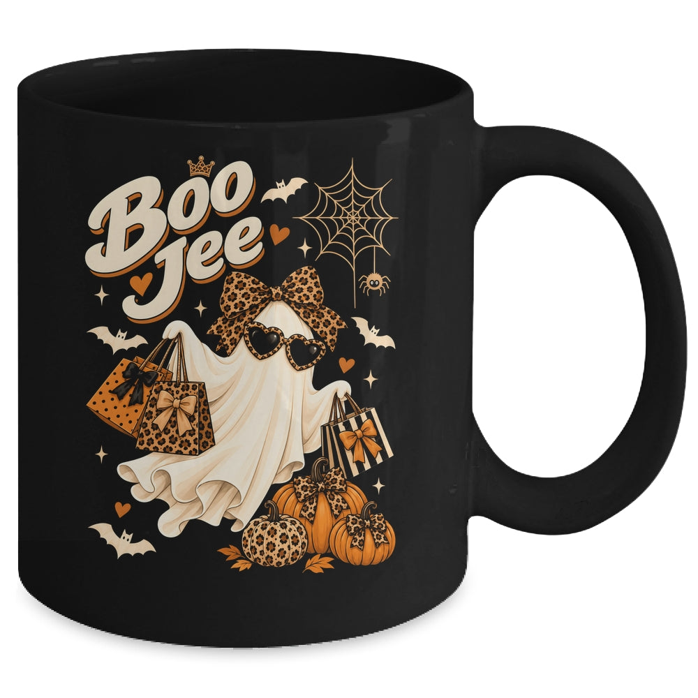 Leopard Ghost Coffee Halloween Costumes Boo-Jee Women Mug | siriusteestore