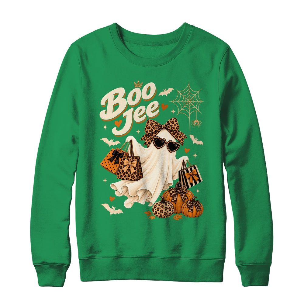 Leopard Ghost Coffee Halloween Costumes Boo-Jee Women Shirt & Sweatshirt | siriusteestore