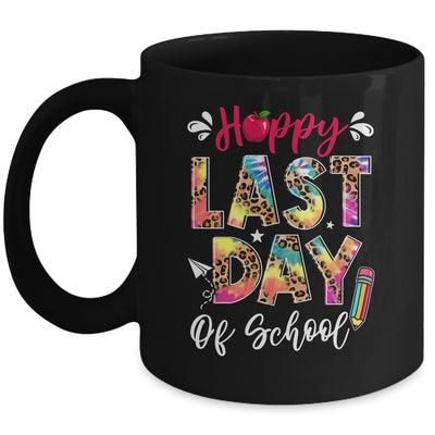 Leopard Happy Last Day Of School Teacher Students Graduation Mug | siriusteestore