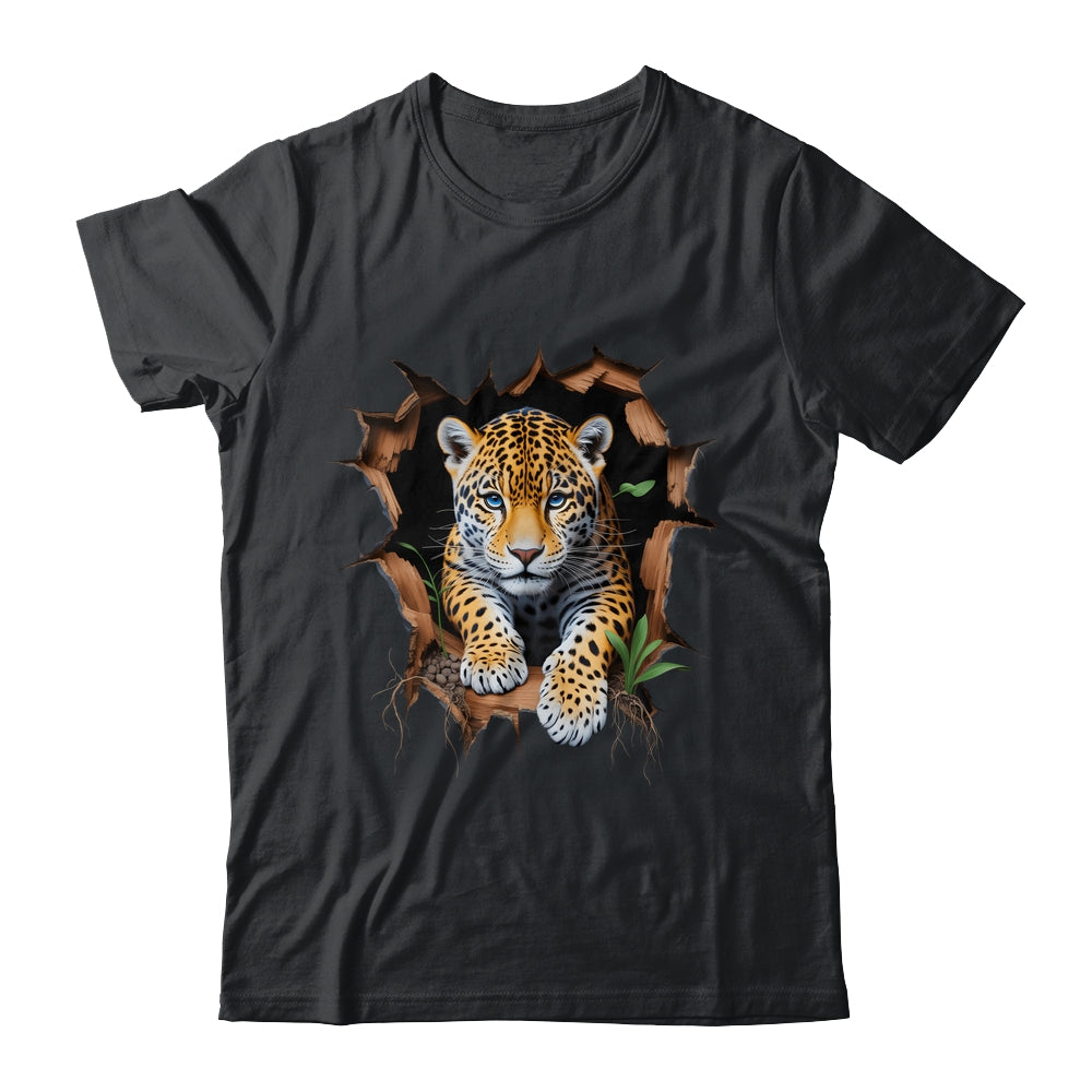 Leopard Jungle Retro Wildlife Animal Print Nature Artwork Shirt & Hoodie | siriusteestore