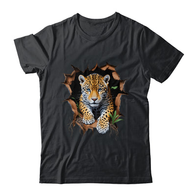 Leopard Jungle Retro Wildlife Animal Print Nature Artwork Shirt & Hoodie | siriusteestore