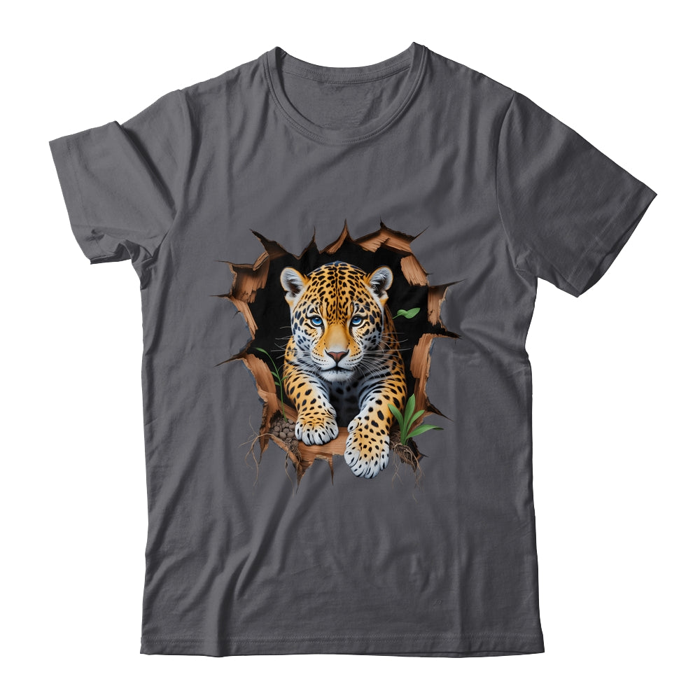 Leopard Jungle Retro Wildlife Animal Print Nature Artwork Shirt & Hoodie | siriusteestore