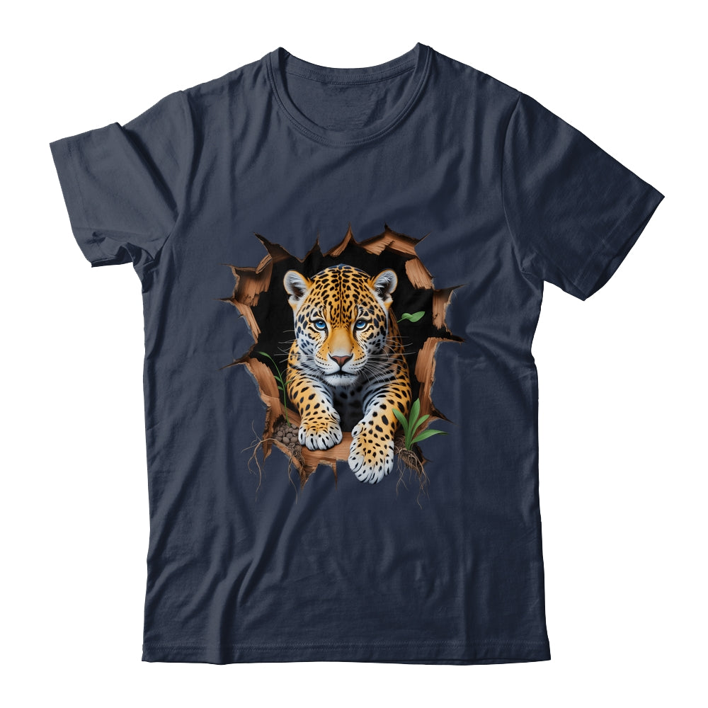 Leopard Jungle Retro Wildlife Animal Print Nature Artwork Shirt & Hoodie | siriusteestore