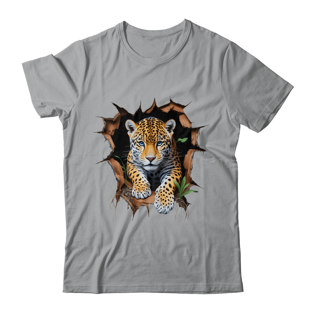 Leopard Jungle Retro Wildlife Animal Print Nature Artwork Shirt & Hoodie | siriusteestore