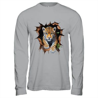 Leopard Jungle Retro Wildlife Animal Print Nature Artwork Shirt & Hoodie | siriusteestore