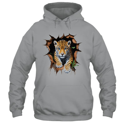 Leopard Jungle Retro Wildlife Animal Print Nature Artwork Shirt & Hoodie | siriusteestore