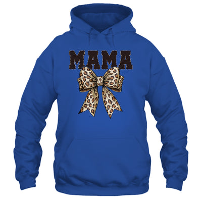 Leopard Print Mama Coquette Bow Mom Life Mothers Day Shirt & Tank Top | siriusteestore