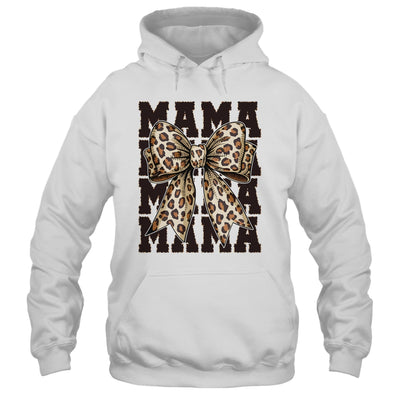 Leopard Print Mama Coquette Bow Mom Life Wild Mothers Day Shirt & Tank Top | siriusteestore