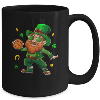 Leprechaun Play Basketball St Patricks Day Sport Mens Boys Mug | siriusteestore