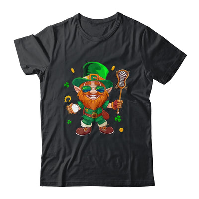 Leprechaun Play Lacrosse St Patricks Day Sport Mens Boys Shirt & Hoodie | siriusteestore