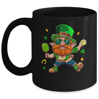 Leprechaun Play Pickleball St Patricks Day Sport Mens Boys Mug | siriusteestore