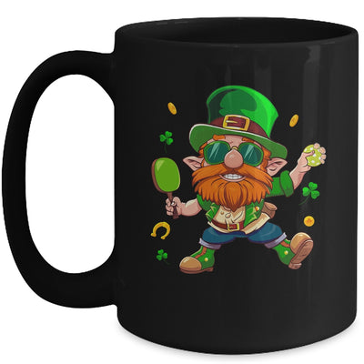 Leprechaun Play Pickleball St Patricks Day Sport Mens Boys Mug | siriusteestore