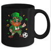 Leprechaun Play Soccer St Patricks Day Sport Mens Boys Mug | siriusteestore