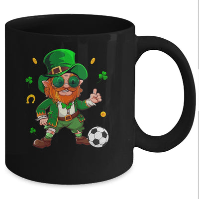 Leprechaun Play Soccer St Patricks Day Sport Mens Boys Mug | siriusteestore