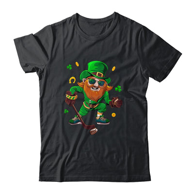 Leprechaun Showing Hockey St Patricks Day Sport Mens Boys Shirt & Hoodie | siriusteestore