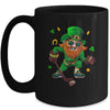 Leprechaun Showing Hockey St Patricks Day Sport Mens Boys Mug | siriusteestore