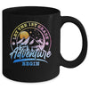 Let The 1st Grade Adventure Begin Retro First Day Of School Mug | siriusteestore