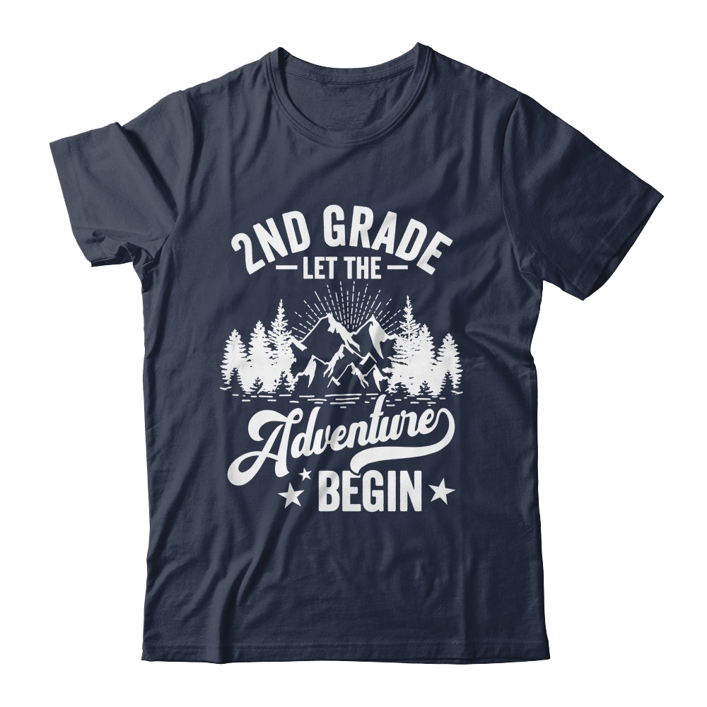 Let The 2nd Grade Adventure Begin First Day School Teacher Shirt & Hoodie | siriusteestore
