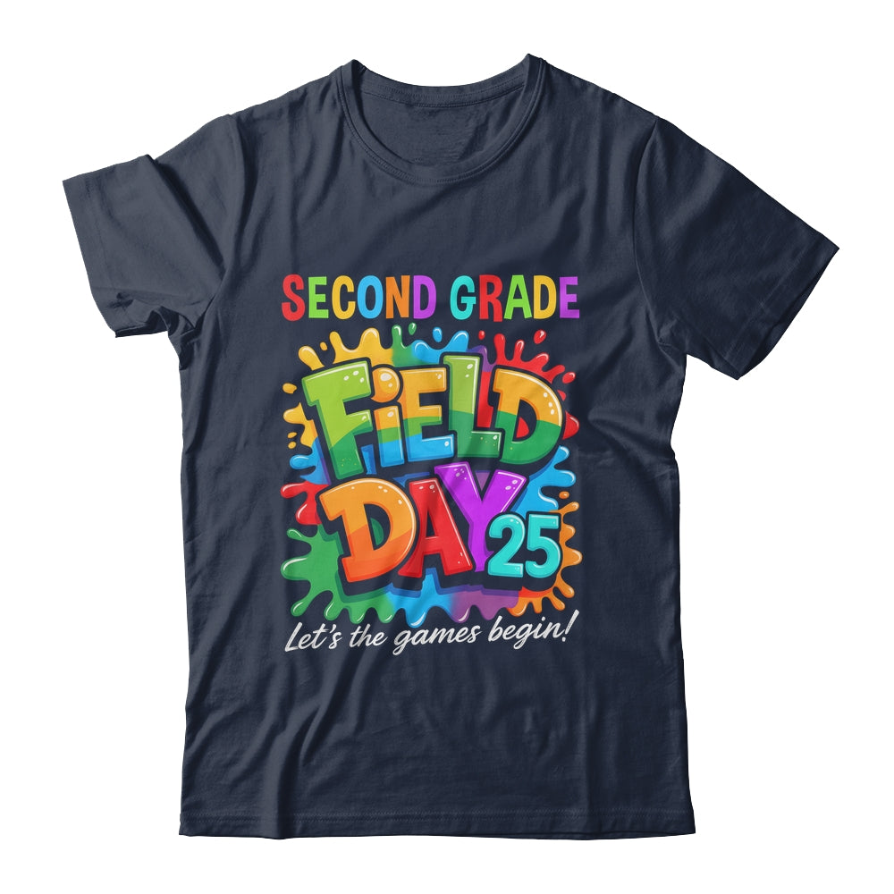 Let The Games Begin 2nd Second Grade Field Day Teacher Kid Shirt & Hoodie | siriusteestore